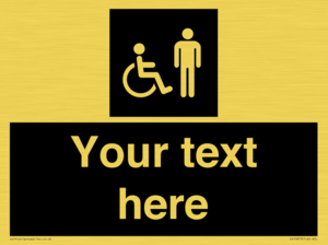 Custom information: black panel disabled and male